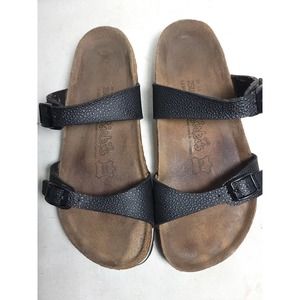 Birki's Birkenstock Black Sandals Womens (39 or Womens 8-Mens 6)